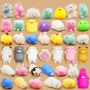 Gifts Mini Kawaii Dinosaur Squishies Soft Fidget Toys Stress Squeeze Toys Party Bags Filler Mochi Squishy Toys