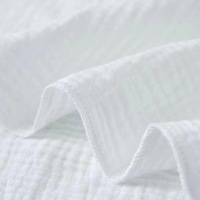 Nouvelle mode de couverture pour bébé en coton blanc personnalisable pour bébé