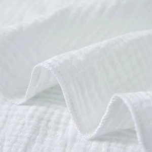 Nueva moda personalizable blanco <span class=keywords><strong>Daper</strong></span> algodón bebé manta infantil Swaddle Wrap bebé Underpad Manta - Product Image 4