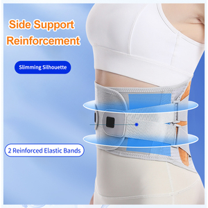 Adjustable Pressure Breathable Warm Wrap-around Waist Brace with Steel Plate Support for Sports Lumbar Protection <b>Belt</b> - Product Image 4