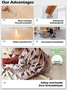 พื้นไวนิลกันน้ำกันไฟแบบคลิ๊กล็อค SPC ไฮบริด - Product Image 6