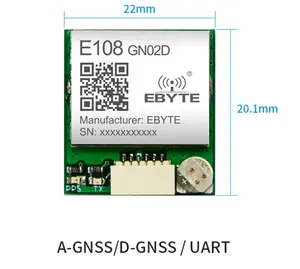 Módulo GPS E108-GN02D 10Hz BDS/GPS/GLONASS Multi-Sistema Posicionamento Conjunto Sem Fio Módulo Multi-modo Posição do Satélite