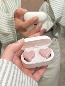 Waterproof Heart-Shaped <strong>Wireless</strong> Earbuds with Noise Cancelling &amp; Digital Display JL Chipset IPX-5 Travel-Friendly for Girls - Product Image 4