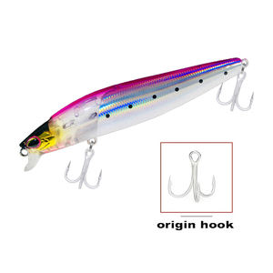 Tuzlu Su Kıyı Balıkçılığı Yapay Minnow Wobbler Balık Yemleri Sert Yem 100mm 14g Yüzen Minnow Yemi Levrek İçin - Product Image 1
