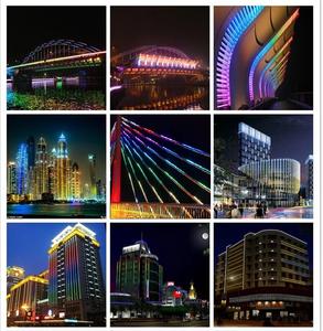 5 Buah RGB Dapat Diredupkan Berubah Warna IP65 Tahan Air Lampu Tabung Led Multiwarna untuk Bangunan Natal Luar Ruangan Lampu Hias - Product Image 6