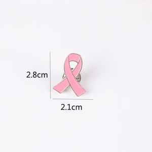 <span class=keywords><strong>Badge</strong></span> de sensibilisation au <span class=keywords><strong>cancer</strong></span> du sein en gros, en métal, en fer, en émail souple, en résine, épingle de sac à dos, souvenir, en alliage de zinc, <span class=keywords><strong>badge</strong></span> ruban OEM - Product Image 2