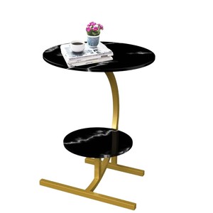 Luxury sofa side table, <b>modern</b> minimalist design, creative home storage <b>shelf</b>, bedroom bedside table - Product Image 5