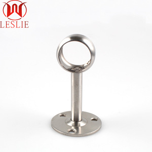 Tubo de acero inoxidable Leslie con brida de 25 mm, redondo, de paso medio, para balcón, baño y ducha - Product Image 3