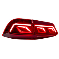 Nouveau feu arrière LED rouge XUNBAI Plug & Play pour VW 7P 2011-2018, feu stop séquentiel et feu de position, remplacement direct et amélioration