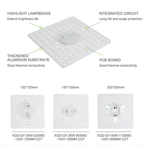 Xgd Etl Fcc Gecertificeerd Infrarood Afstands Plafondlicht 24Watt 36Watt 48Watt Led Dob-Module