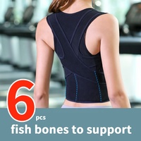 Correcteur de Posture ajustable pour hommes et femmes, attelle supérieure pour le dos de la clavicule, lisseur B1ack, sécurité sportive, nouvelle collection