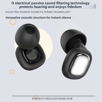 Bouchons d'oreilles haute fidélité anti-bruit en silicone, réduction du bruit, pour le sommeil, logo personnalisé, concert