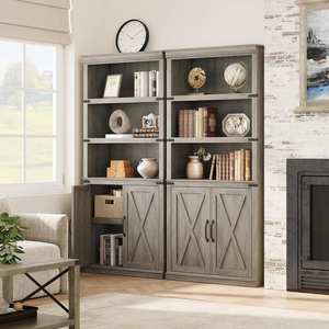 2025 nuevo diseño muebles decorativos para el hogar estantería blanca con estante de alta popularidad estantería juvenil - Product Image 2