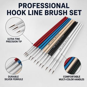 <span class=keywords><strong>Pinceau</strong></span> professionnel en nylon pour détails, idéal pour la <span class=keywords><strong>peinture</strong></span> par numéros, les poupées en vinyle, la céramique, le gypse, les fournitures d'art DIY et le dessin. - Product Image 2