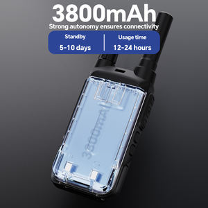 جهاز اتصال لاسلكي هونغشون C1Plus بقوة 10 واط، تناظري UHF، مدى طويل، مجموعة من قطعتين، 16 قناة، مسح القنوات، مقاوم للماء، تردد 400-520 ميجاهرتز، بطارية 3500-4000 مللي أمبير، مدى 0-10 كم - Product Image 5