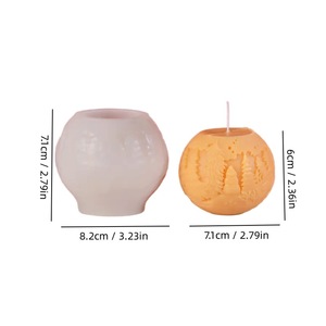Christmas Relief Ball <b>Candle</b> <b>Mold</b> DIY Reindeer Tree Silicone <b>Mold</b> For Home Decor - Product Image 5