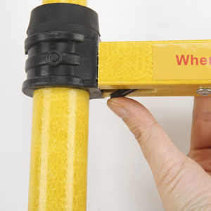 Échelle télescopique en fibre de verre de <span class=keywords><strong>3</strong></span> <span class=keywords><strong>m</strong></span> / 9,8 pieds pour travaux électriques, isolateur électrique pliable - Product Image 5