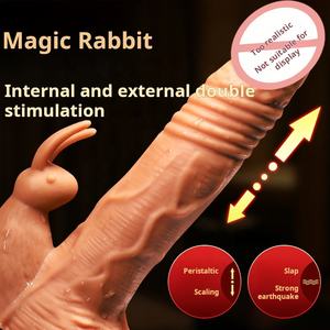 2021 Offre Spéciale sans fil télécommande vibrant chauffage télescopique réaliste godes lécher balançoire gode femmes sexe Masturbation - Product Image 5