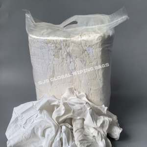 Trapos de Algodón Industriales para Limpieza, Piezas de Tela de Algodón Cortadas, Absorbentes de Agua y Aceite, Trapos de Algodón Blancos Cortados - Product Image 1