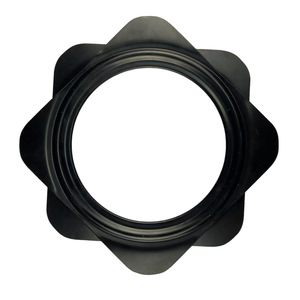 Plaque pivotante en fer 155x155x8mm, noire, rotation à 360 degrés, pour tabourets de bar, chaises de bureau, bureaux, design minimaliste - Product Image 4