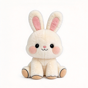 Peluche de conejo para máquina de garras, juguetes de peluche de animales, peluche de conejo blanco adorable, peluche de conejo personalizado - Product Image 6