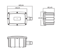 Terminal intelligent sans fil pour hydrant d'incendie avec pression, pour la lutte contre les incendies, avec indice de protection IP68 MD-S952