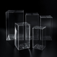 Boîte en plastique transparente de qualité alimentaire 11 13 15x15x15 18cm, boîte en plastique PVC, emballage en plastique, peut être personnalisée, fabricant de boîtes à gâteaux