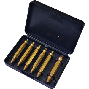 6 pezzi estrattore a vite danneggiato centro di rimozione della punta da trapano estrattore facilmente eliminare strumenti di demolizione lavorazione del legno utensili 006 - Product Image 1