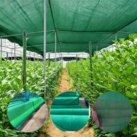 Filet pare-soleil pliable robuste en tissu tricoté stabilisé aux UV 50% 70% 90% HDPE pour serre, potager et agriculture
