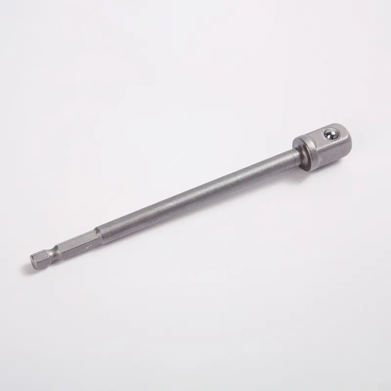 New custom design CRV material silver 1/4'' 150MM 6"+2" socket adapter set for hand electric tool