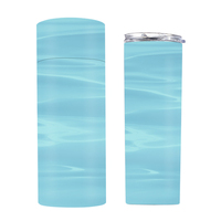 Ensemble droit de gobelet de sublimation de 20oz en acier inoxydable Offre Spéciale avec tapis de tasse en silicone de paille de couvercle, gobelet maigre vierge de sublimation