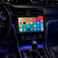 Autoradio Android 9 pouces avec GPS, CarPlay sans fil, 8 cœurs, 6 Go, 128 Go, 4G, écran tactile IPS, universel pour tableau de bord