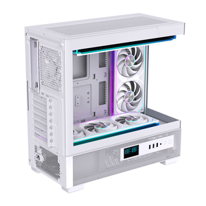 Lovingcool Phổ Biến OEM Đầy Đủ Tháp PC Chơi Game Khung Máy Tính Kính Cường Lực Máy Tính Để Bàn PC Trường Hợp Với Nhiệt Độ Màn Hình Hiển Thị - Product Image 4