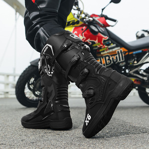 <span class=keywords><strong>Scarpe</strong></span> da Moto Antiscivolo e Resistenti alle Cadute, Nuovo Design, Stivali da Motocross, Stivali da Moto Impermeabili per Uomo - Product Image 3