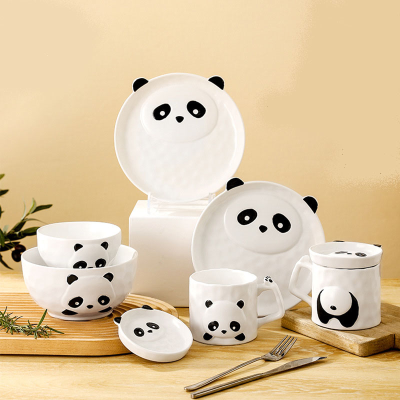 Panda Ceramic Dinner Sets: Eco-Friendly Porcelain Dinnerware