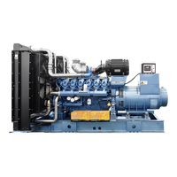 Générateur diesel super silencieux 1000 kVA 800 kW 60 Hz à démarrage automatique, châssis ouvert, ATS, prix usine, à vendre