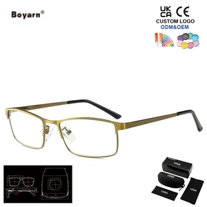 Gafas <span class=keywords><strong>de</strong></span> <span class=keywords><strong>Lectura</strong></span> con Filtro <span class=keywords><strong>de</strong></span> Luz Azul Boyarn, Montura Metálica, <span class=keywords><strong>Lentes</strong></span> <span class=keywords><strong>de</strong></span> Resina <span class=keywords><strong>de</strong></span> Alta Definición, para Hombre y Mujer - Product Image 1