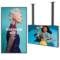 Affichage publicitaire numérique LCD personnalisé OEM de 49 pouces, mural, pour ascenseurs, métros, halls d'exposition, commerces de détail