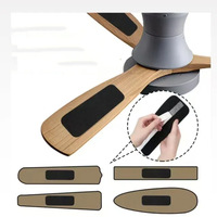 Ventilateur de plafond personnalisé à effet initial, pales en fibre de carbone, filtre à dos adhésif Velcro, polyester, élimination de la poussière et de l'air