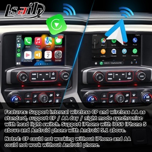 Giao Diện CP AA Android/Không Dây Cho GMC Sierra 2015-2019 Với Hệ Thống Điều Hướng Video Tự Động Android Intellilink Của Lsailt - Product Image 5