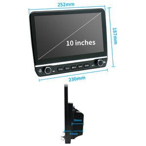 Navegador GPS Android Auto de 10 Pulgadas con Doble Perilla para Uso Automotriz Universal - Navegación para Automóviles Transfronteriza - Product Image 3