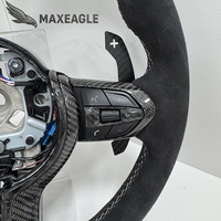 Volant en suède complet avec palettes de changement de vitesse magnétiques pour BMW F10 F20 F22 F30 F31 M2 F87 M3 F80 M4 F82 F85 F90 X5 F15 E70 E90 F16 F18