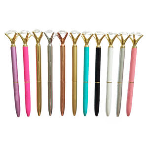 Bolígrafo de Regalo Promocional para Bodas, Bolígrafo de Metal con Cristal y Punta de Diamante - Product Image 1