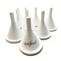 Testeur de parfum en céramique, diffuseur d'arômes, support de plaque de test d'huiles essentielles, entonnoir de dégustation de parfum, coupelle de dégustation de parfum