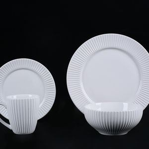 Juego de Vajilla de Cerámica con Relieve Antiguo de la Antigua <span class=keywords><strong>Roma</strong></span> y la Antigua Grecia, 16 Piezas - Product Image 1