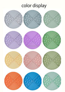 Mangkuk Lebah 3D Varywell Ukuran 16cm Diameter, Warna Oranye, untuk Makanan Anjing dan Kucing Kecil, Bentuk Sarang Lebah Es Krim Bulat - Product Image 2