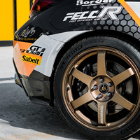 عجلات LH JDM Te37 المصنوعة من الألومنيوم المطروق 5x114.3 5x112 5x120 لسيارات هوندا سيفيك وسوبرا Mk4 وسوبارو Brz و350z و370z وR35 Gtr، مقاسات 18 و20 و24 بوصة