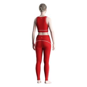 Conjunto Deportivo Minimalista para Mujer, Top Corto sin Mangas Elástico y Ligero y Leggings para Gimnasio - Product Image 6