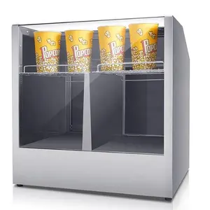 Elektrischer kommerzieller Popcorn-Display-Lebensmittel wärmer