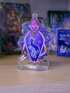 OEM ODM Charm de acrílico PET con diseño de personaje en forma de botella, Charm de pie, Paquete Gacha disponible - Product Image 3